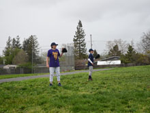 baseball practice