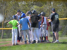 baseball practice