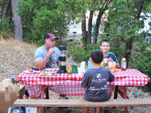 Camping at Cloverdale KOA