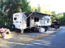 Camping at Cloverdale KOA