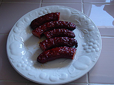 Smoked sausage.