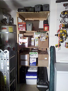 new garage shelving