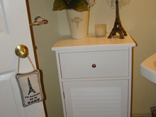 New bathroom cabinet