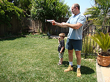 Dave takes a shot.