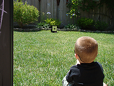 Hunter shooting.