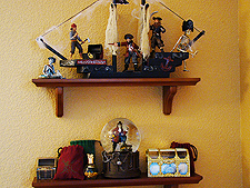 accent shelves