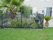 Finished rock edging