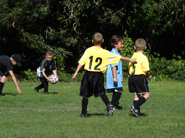 Hunter's first game.